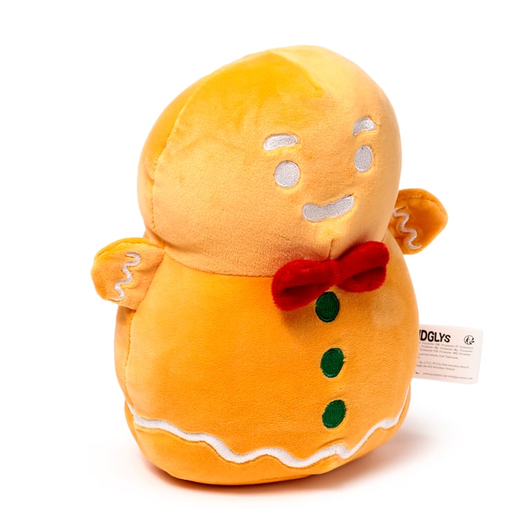 Baker Street Christmas Gingerbread Man Velboa Plush Toy - CE/UKCA Marked & EN71 Compliant