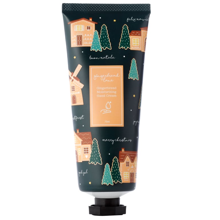 Vegan Moisturising Gingerbread Hand Cream 75ml - Cruelty & Palm Oil Free