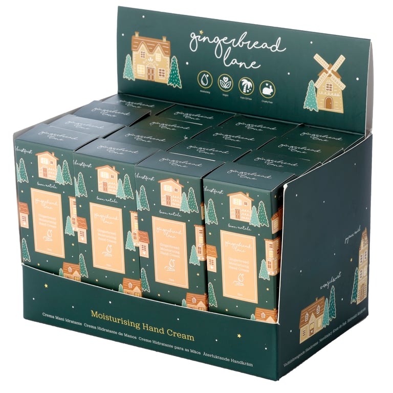 Vegan Moisturising Gingerbread Hand Cream 75ml - Cruelty & Palm Oil Free
