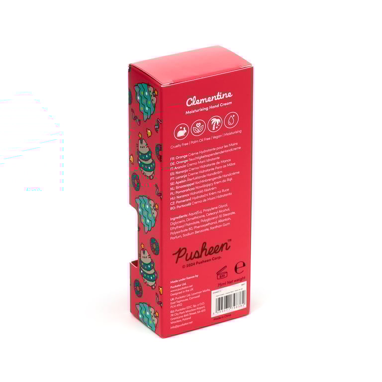 Moisturising Hand Cream 75ml - Cruelty Free Vegan Christmas Pusheen Edition