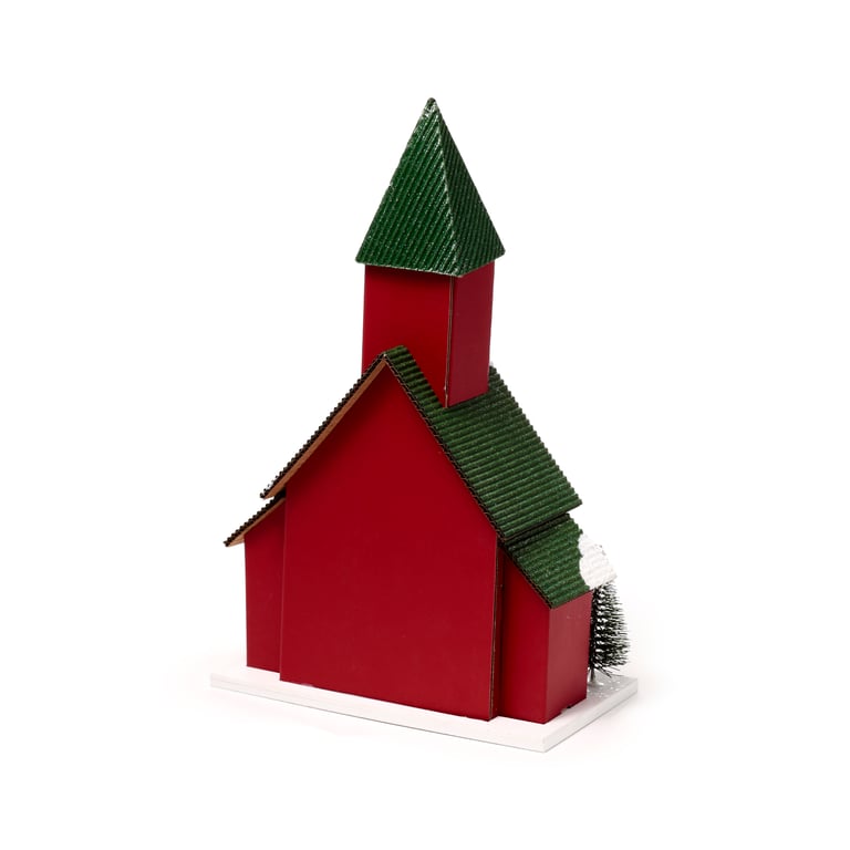 LED Christmas Church Decoration - Biodegradable Glitter & Batteries Included