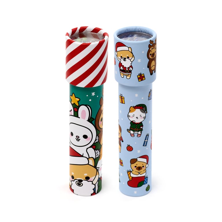 Christmas Adoramals Kaleidoscope - CE Marked Polystyrene Toy for Kids