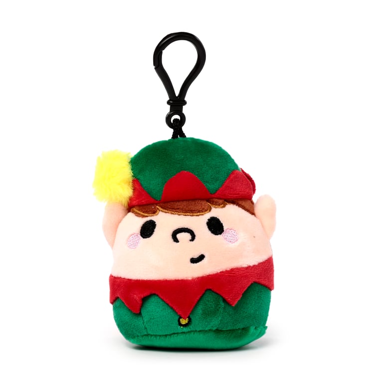 Squidglys Festive Friends Christmas Plush Keychain Toy Decoration