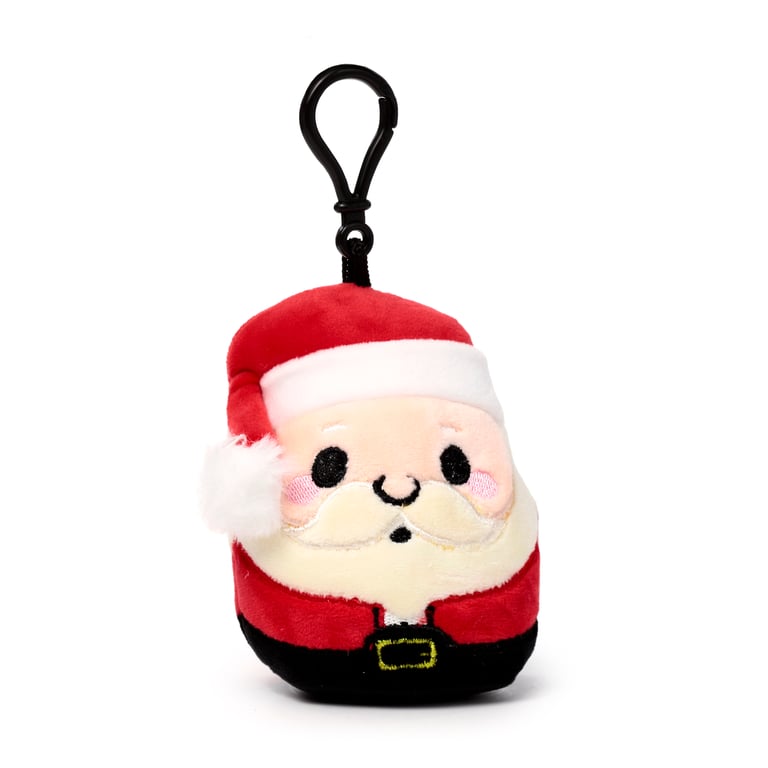 Squidglys Festive Friends Christmas Plush Keychain Toy Decoration