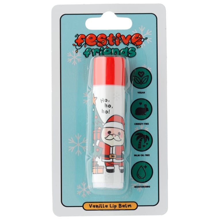 Festive Friends Vanilla Orange Stick Lip Balm - Cruelty Free & Vegan
