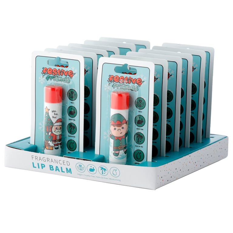 Festive Friends Vanilla Orange Stick Lip Balm - Cruelty Free & Vegan