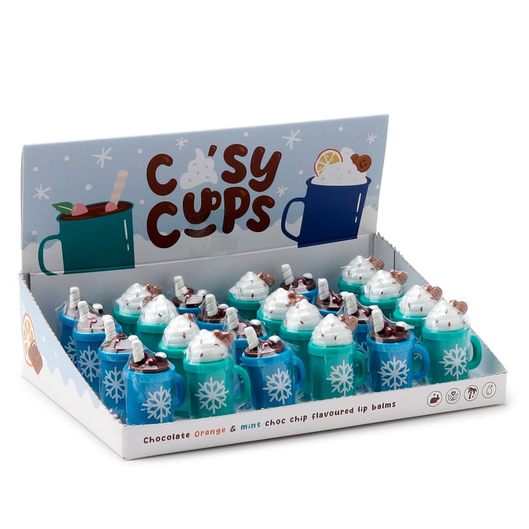 Cosy Hot Chocolate Lip Balm Holder - Vegan, Cruelty Free & Gluten Free