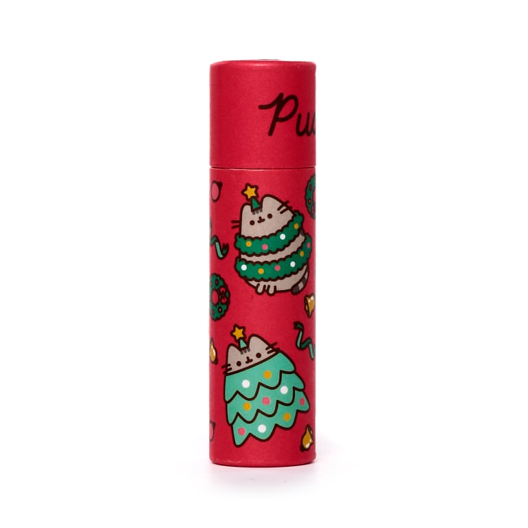 Pusheen Christmas Lip Balm - Eco Friendly & Vegan, Cruelty Free, Plastic Free