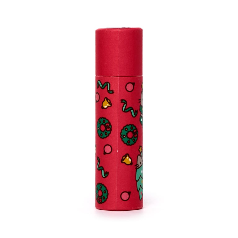 Pusheen Christmas Lip Balm - Eco Friendly & Vegan, Cruelty Free, Plastic Free