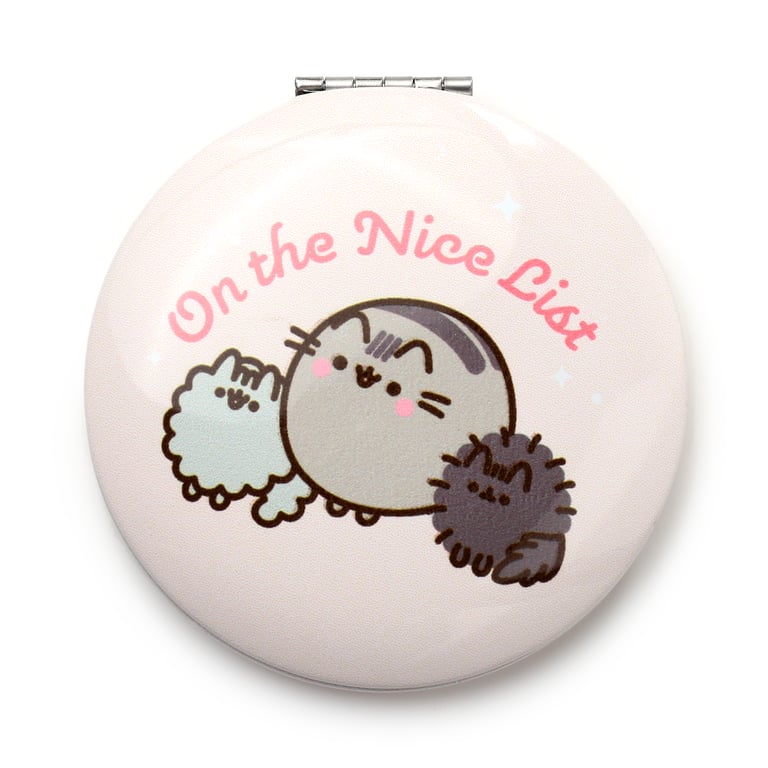 Pusheen Cat Compact Mirror - Metal & Glass Home Decor Licensed Gift