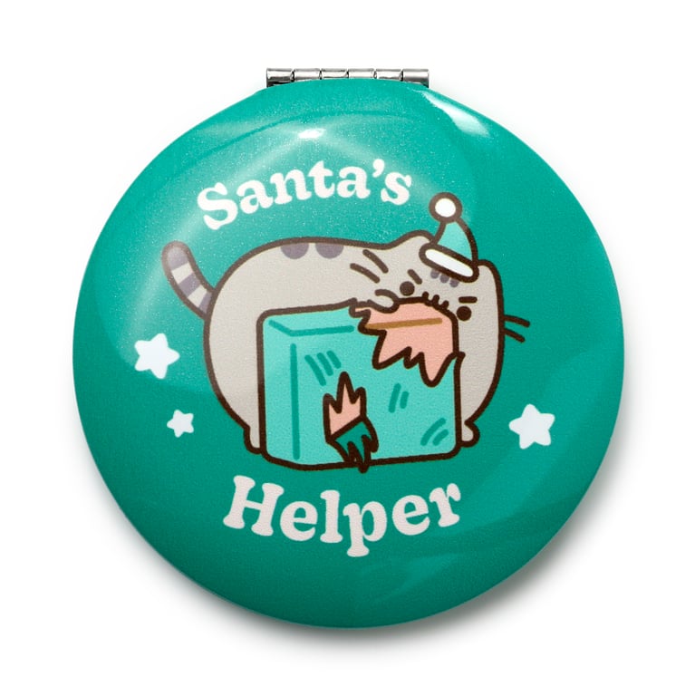 Pusheen Cat Compact Mirror - Metal & Glass Home Decor Licensed Gift