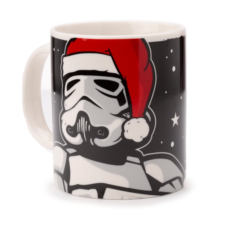 Porcelain Stormtrooper Christmas Mug - 300ml Microwave & Food Safe