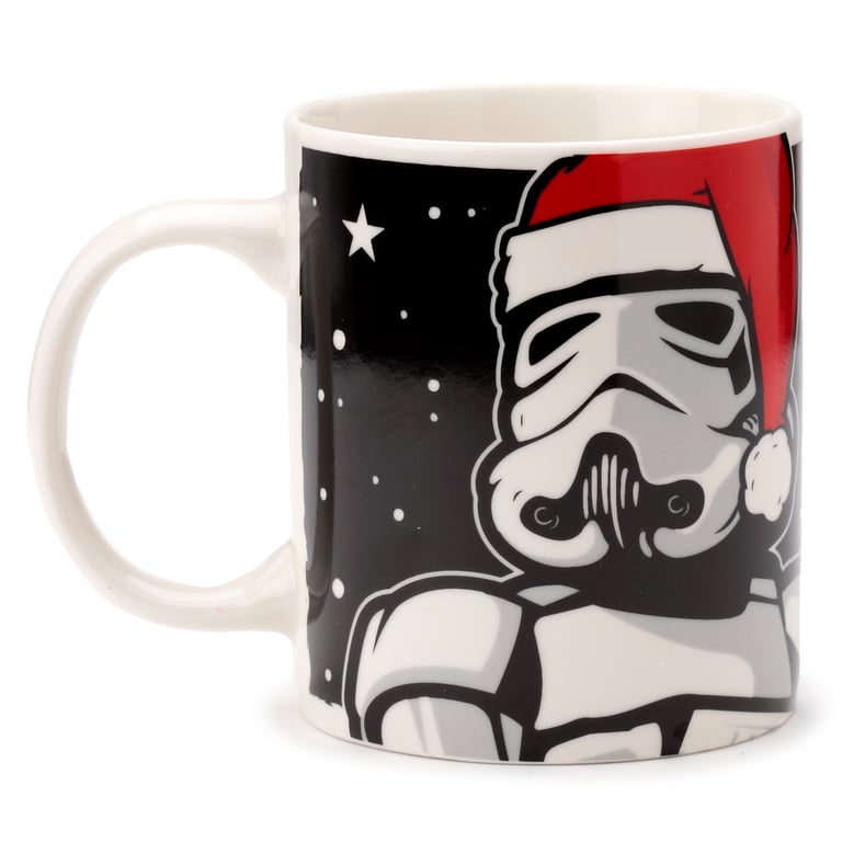 Porcelain Stormtrooper Christmas Mug - 300ml Microwave & Food Safe