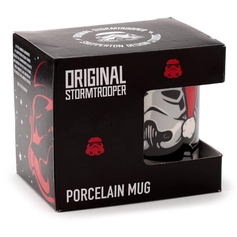Porcelain Stormtrooper Christmas Mug - 300ml Microwave & Food Safe