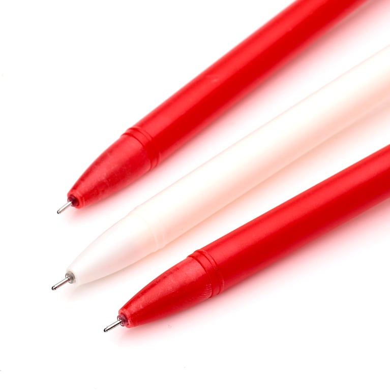Fine Tip Christmas Pen - Black Ink, Fine Nib, CE/UKCA Marked, ABS PVC Silicone Construction