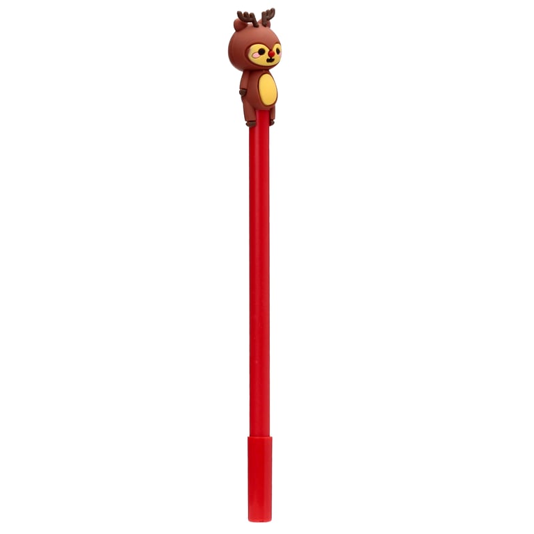 Fine Tip Christmas Pen - Black Ink, Fine Nib, CE/UKCA Marked, ABS PVC Silicone Construction