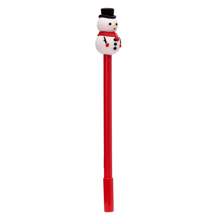 Fine Tip Christmas Pen - Black Ink, Fine Nib, CE/UKCA Marked, ABS PVC Silicone Construction