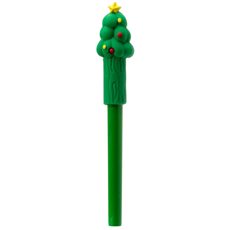 Christmas Festive Friends CE Marked Plastic Pen - EN71 Compliant Writing Instrument for All Ages (3 Years)