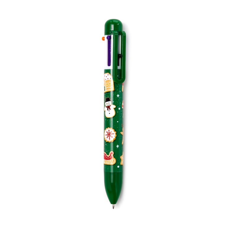 Multi Colour Christmas Baker Street Gingerbread Pen - CE Marked, Kid Safe, 6 Colours