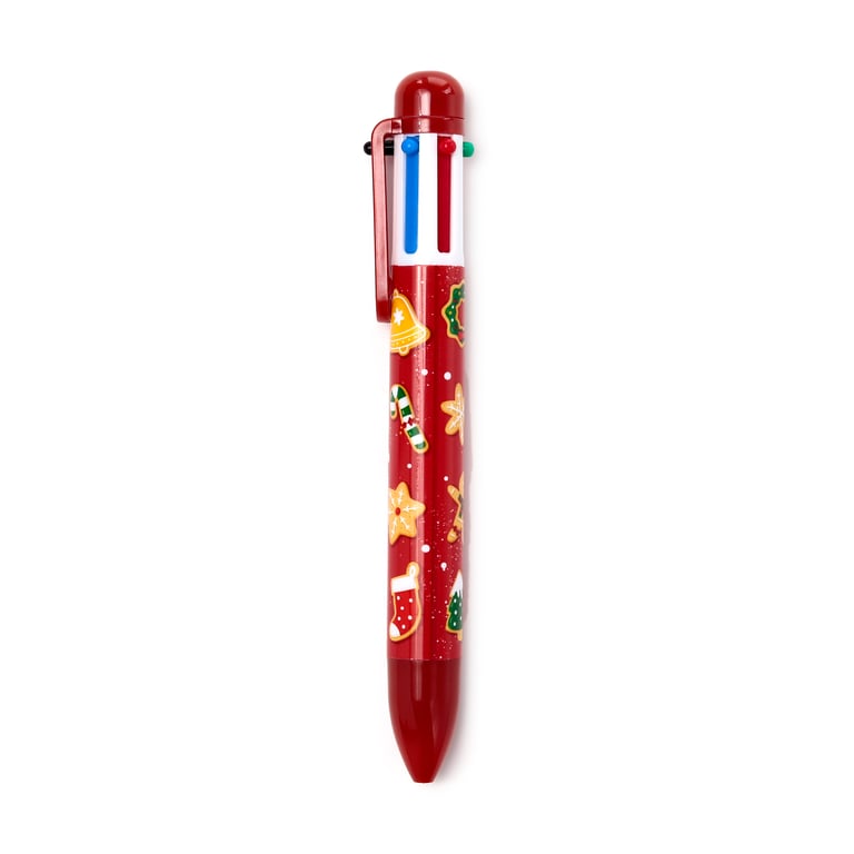Multi Colour Christmas Baker Street Gingerbread Pen - CE Marked, Kid Safe, 6 Colours