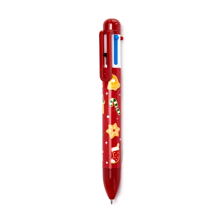 Multi Colour Christmas Baker Street Gingerbread Pen - CE Marked, Kid Safe, 6 Colours