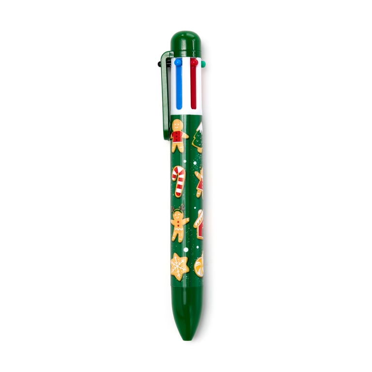 Multi Colour Christmas Baker Street Gingerbread Pen - CE Marked, Kid Safe, 6 Colours