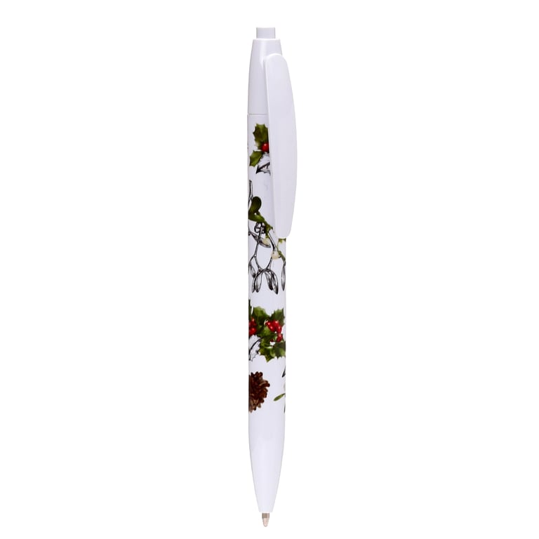 Recycled ABS 3 Piece Pen Set - Christmas Winter Botanical Designs