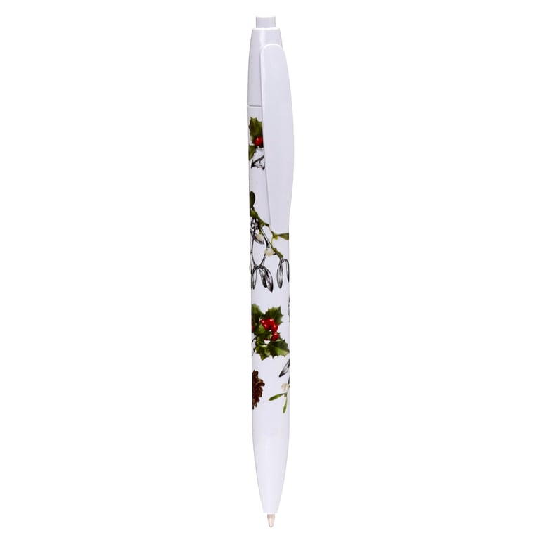 Recycled ABS 3 Piece Pen Set - Christmas Winter Botanical Designs