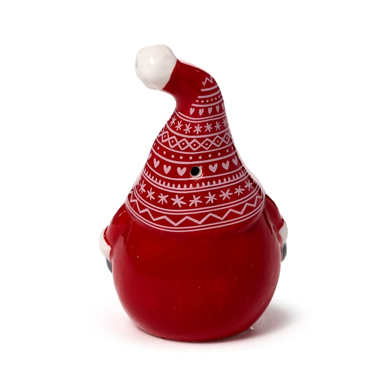 Ceramic Scandi Christmas Gonk Salt & Pepper Set - Food Safe Kitchenware