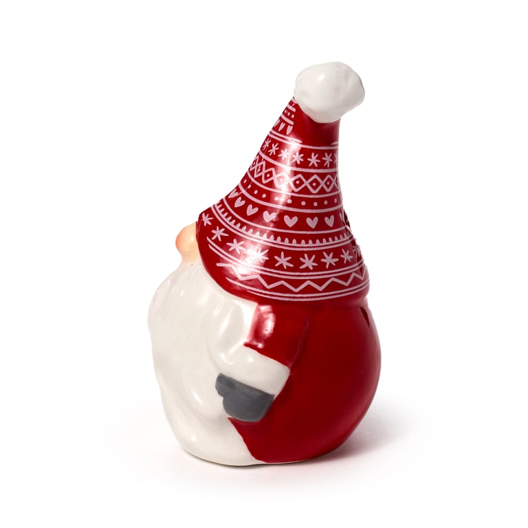 Ceramic Scandi Christmas Gonk Salt & Pepper Set - Food Safe Kitchenware