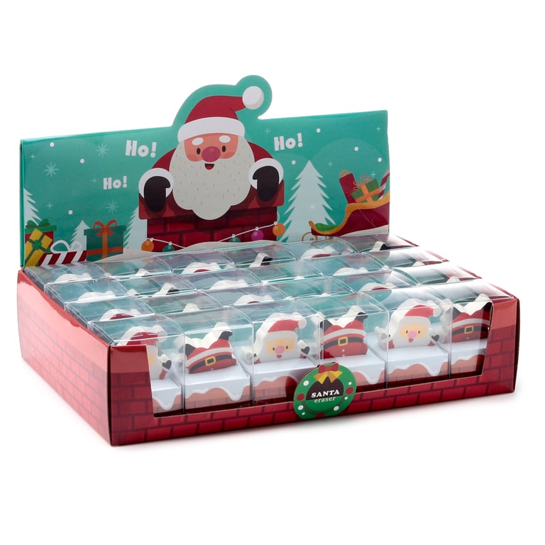 Rubber Eraser in Christmas Gift Box - CE & EN71 Compliant