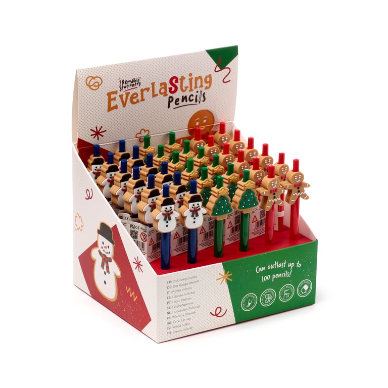 Everlasting Pencil - Isostatic Pressure Graphite, CE/UKCA Marked, No Sharpening Required