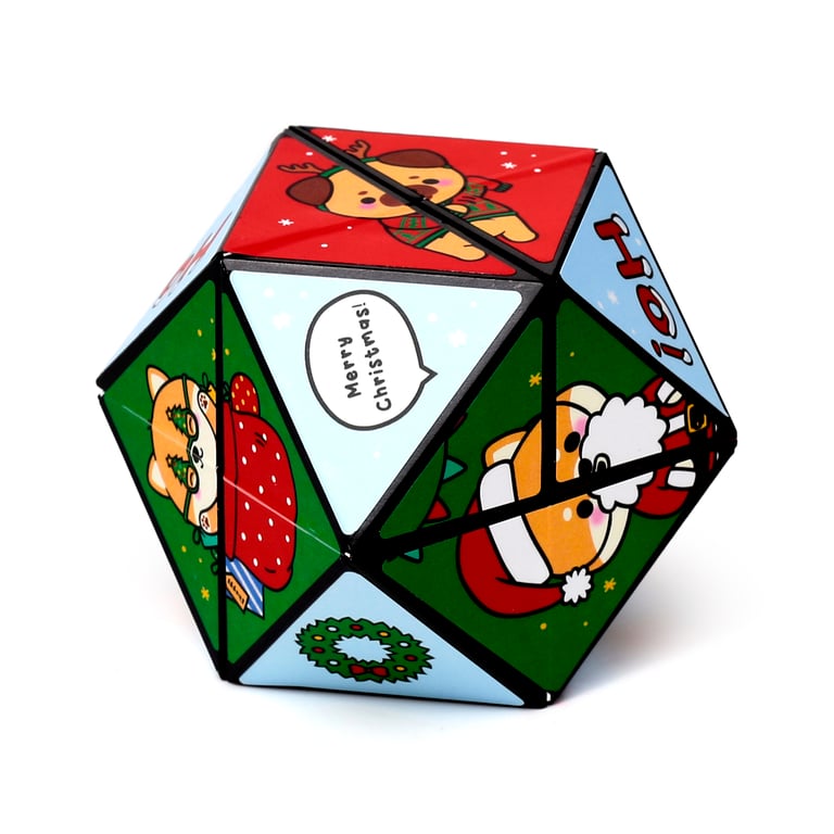 CE Marked Plastic Puzzle Cube Toy - Christmas Adoramals