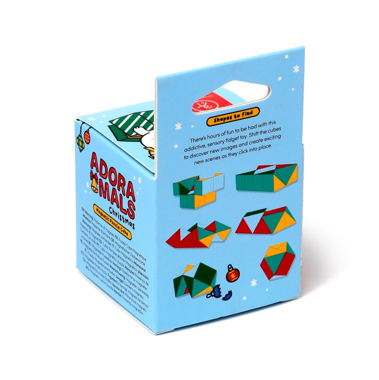 CE Marked Plastic Puzzle Cube Toy - Christmas Adoramals