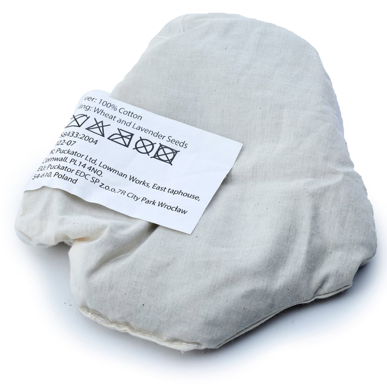 Microwavable Plush Lavender Heat Pack - Penguin, Soothing Relief with Wheat and Lavender Seeds