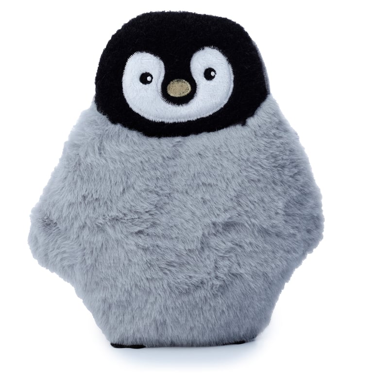 Microwavable Plush Lavender Heat Pack - Penguin, Soothing Relief with Wheat and Lavender Seeds