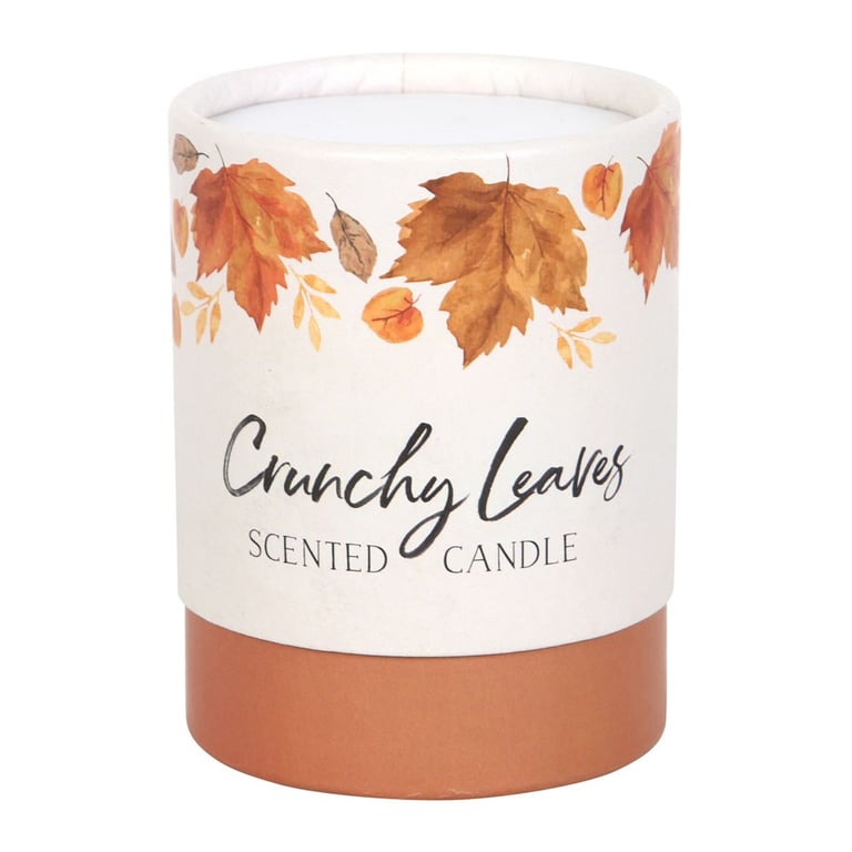 Crunchy Leaves Autumn Vegan Paraffin Wax Candle - 25 Hour Home Fragrance