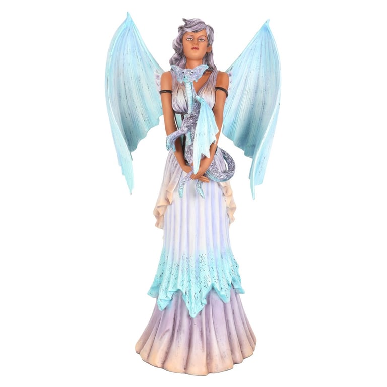 Amy Brown 41cm Dragon Keeper Collectible Fairy Figurine - Officially Licensed Resin Sculpture