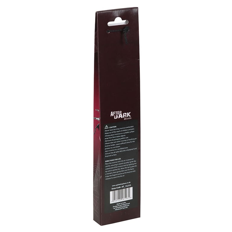 Go Away Evil Incense Sticks Set - 30 Rose-Scented Sticks & Metal Holder for Dark Home Fragrance