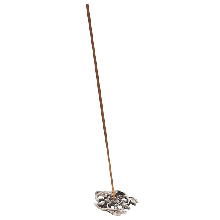 Dragon Blood Incense Holder Set - 30 Sticks & Metal Case for Dark Gothic Home Fragrance