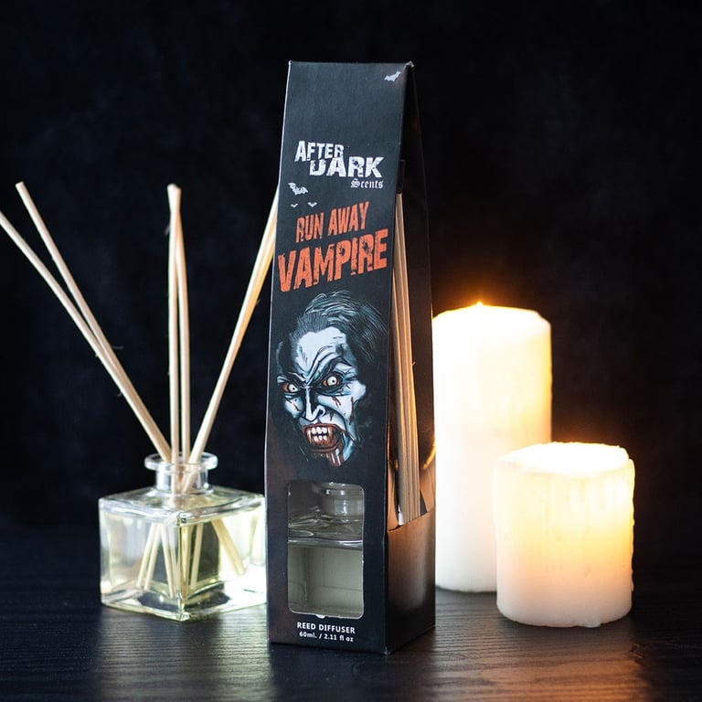 Run Away Vampire Sandalwood Reed Diffuser - Repel the Undead in Style