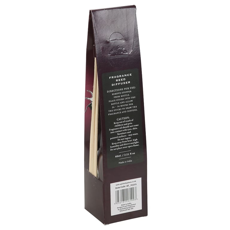 Go Away Evil Reed Diffuser - Dark Home Fragrance with Rose Oil Demon Repellent