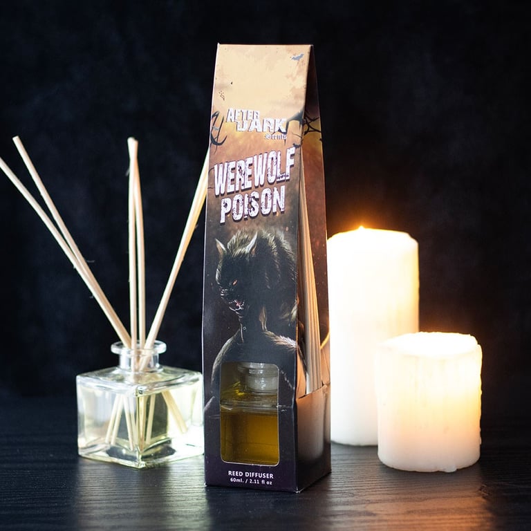 Werewolf Poison Reed Diffuser - Vanilla Fragrance Oil for Home Scent Protection