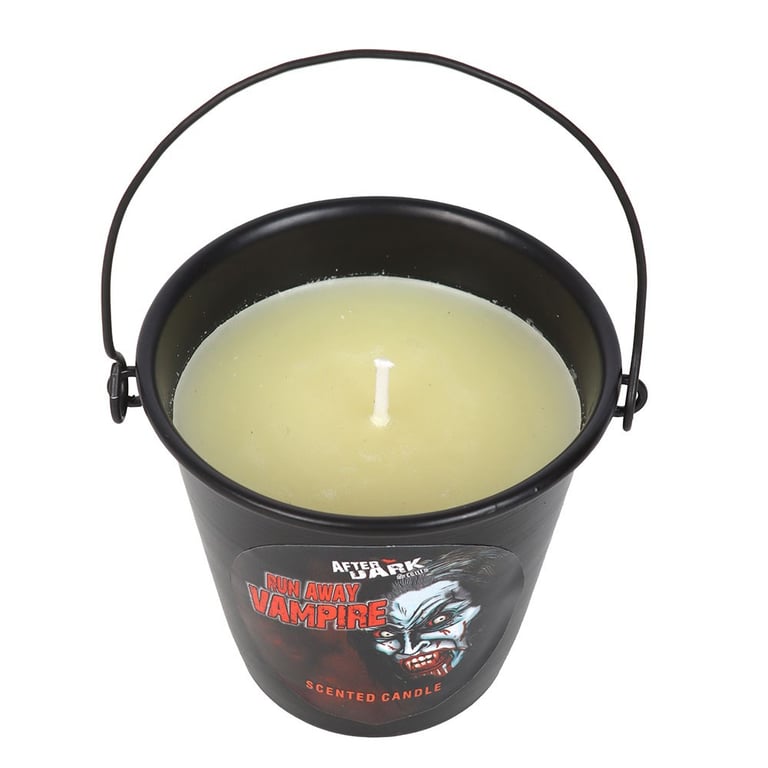 Run Away Vampire Scented Candle - 20hr Burn Time, Paraffin Wax, Sandalwood Fragrance