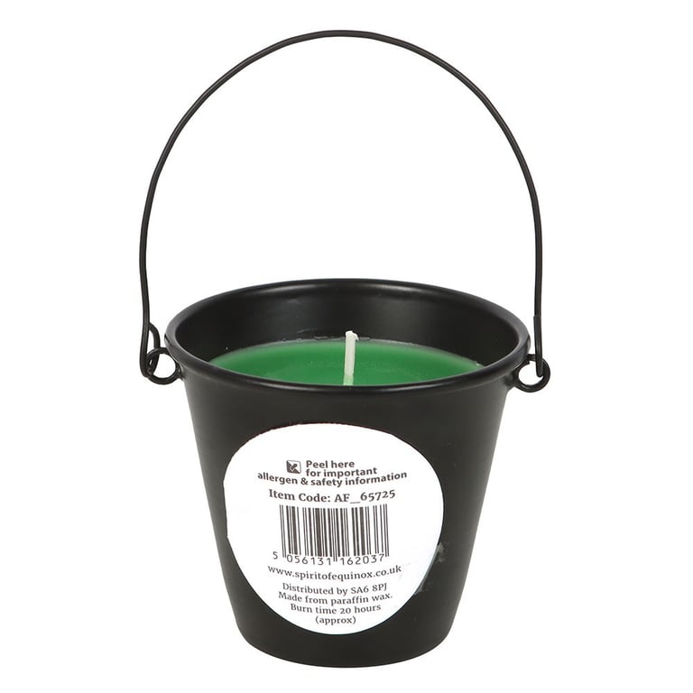 Zombie Repellent Candle Bucket - Jasmine Scented, 20hr Burn Time, After Dark Collection