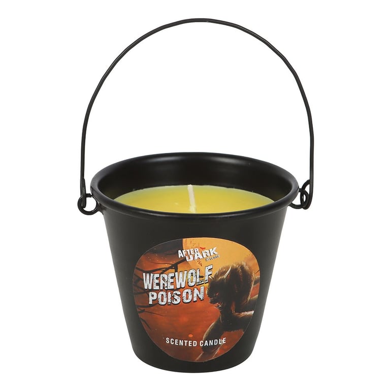 Werewolf Poison Scented Candle - Vanilla Fragrance & Cryptid Repellent