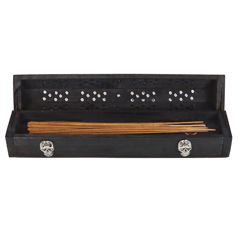 Run Away Vampire Incense Box Set - 10 Sandalwood Sticks & Wooden Holder