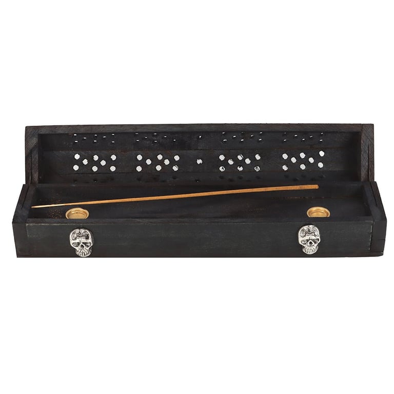 Run Away Vampire Incense Box Set - 10 Sandalwood Sticks & Wooden Holder