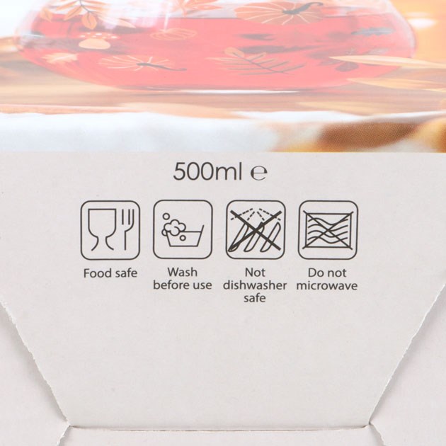 Autumn Leaves and Pumpkins Stemless Glass - Perfect Autumn Decor 550ml Cocktail Glass