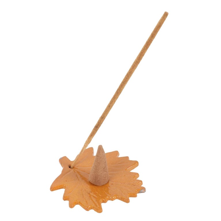 Autumn Leaf Orange & Cinnamon Incense Gift Set - Home Fragrance Essentials